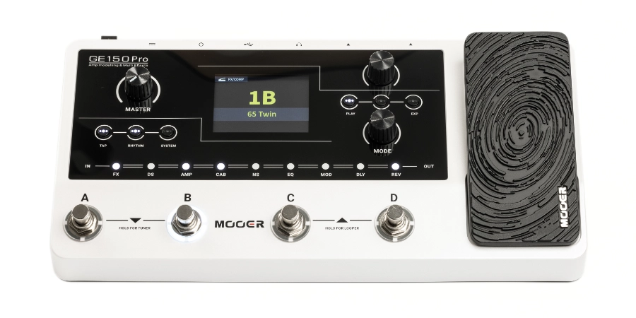 Mer information om "Mooer GE150 Pro: Habil pjäs med många möjligheter"